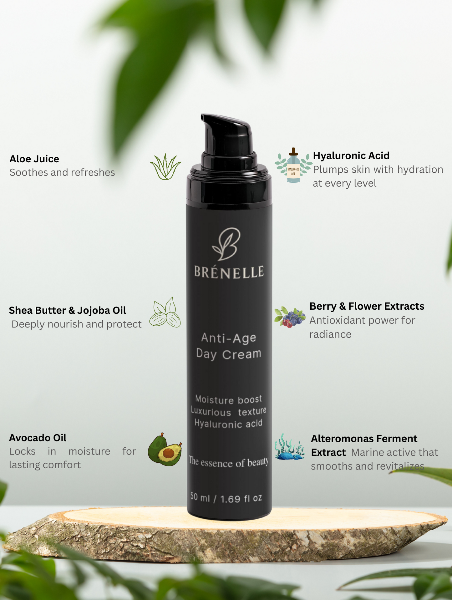 Anti-Age Day Cream with  Hyaluronic Acid