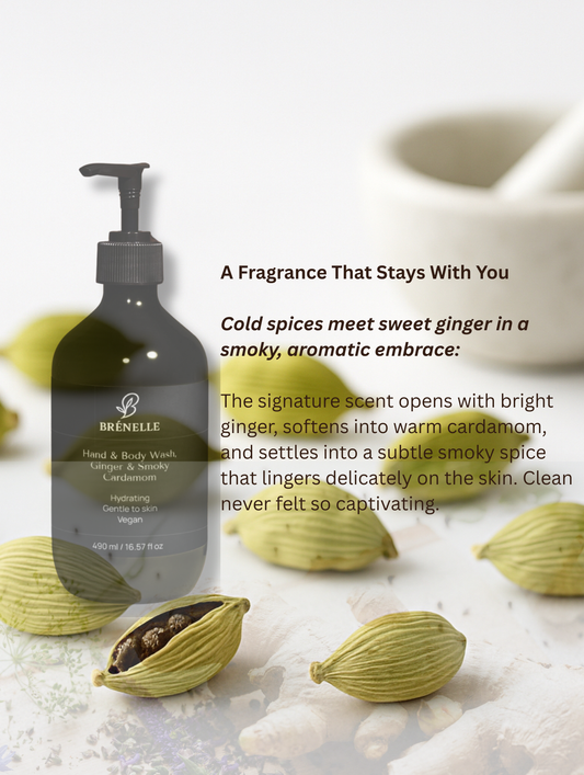 Hand & Body Wash, Ginger & Smoky Cardamom