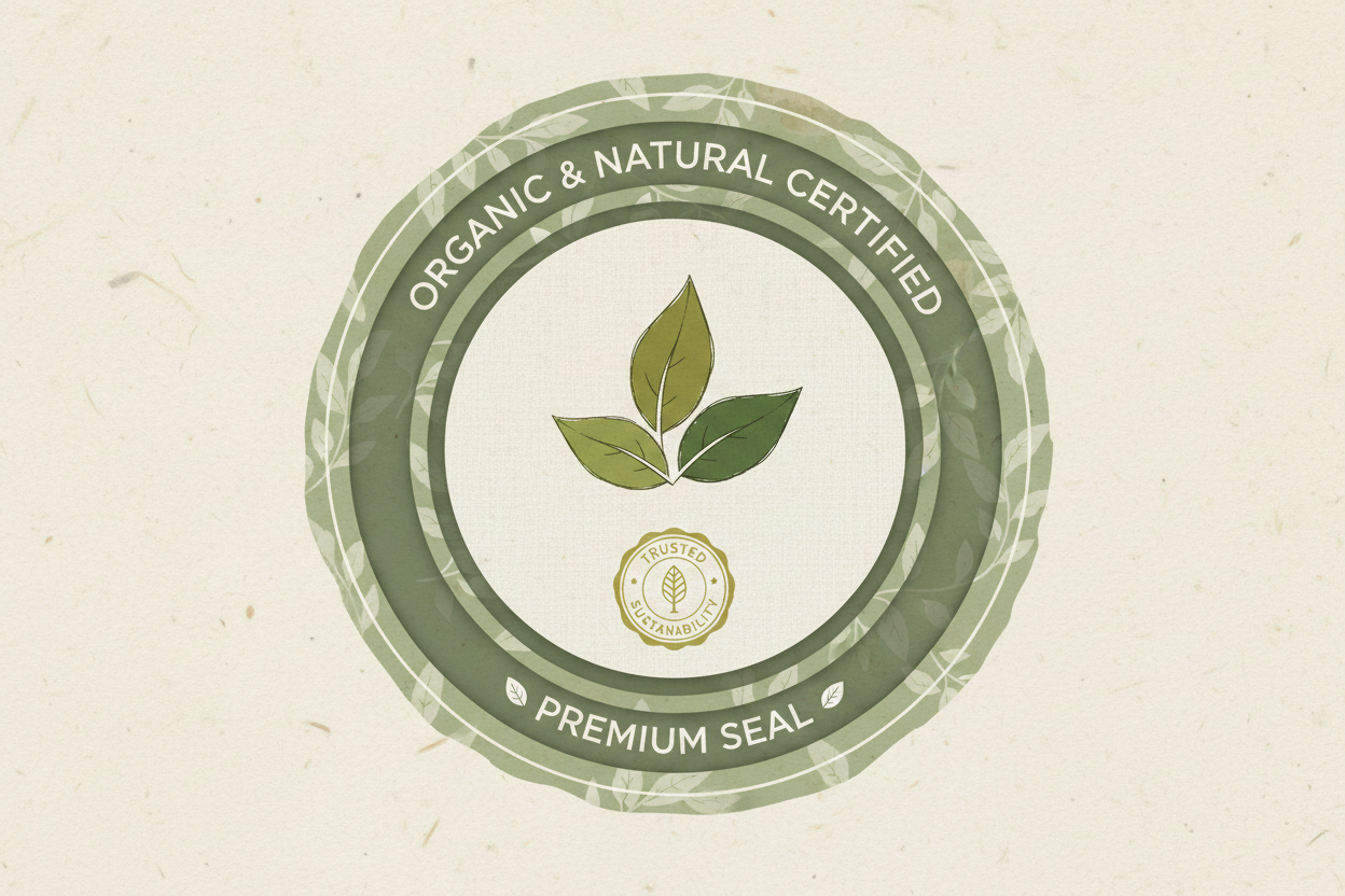 Organic, natural certified